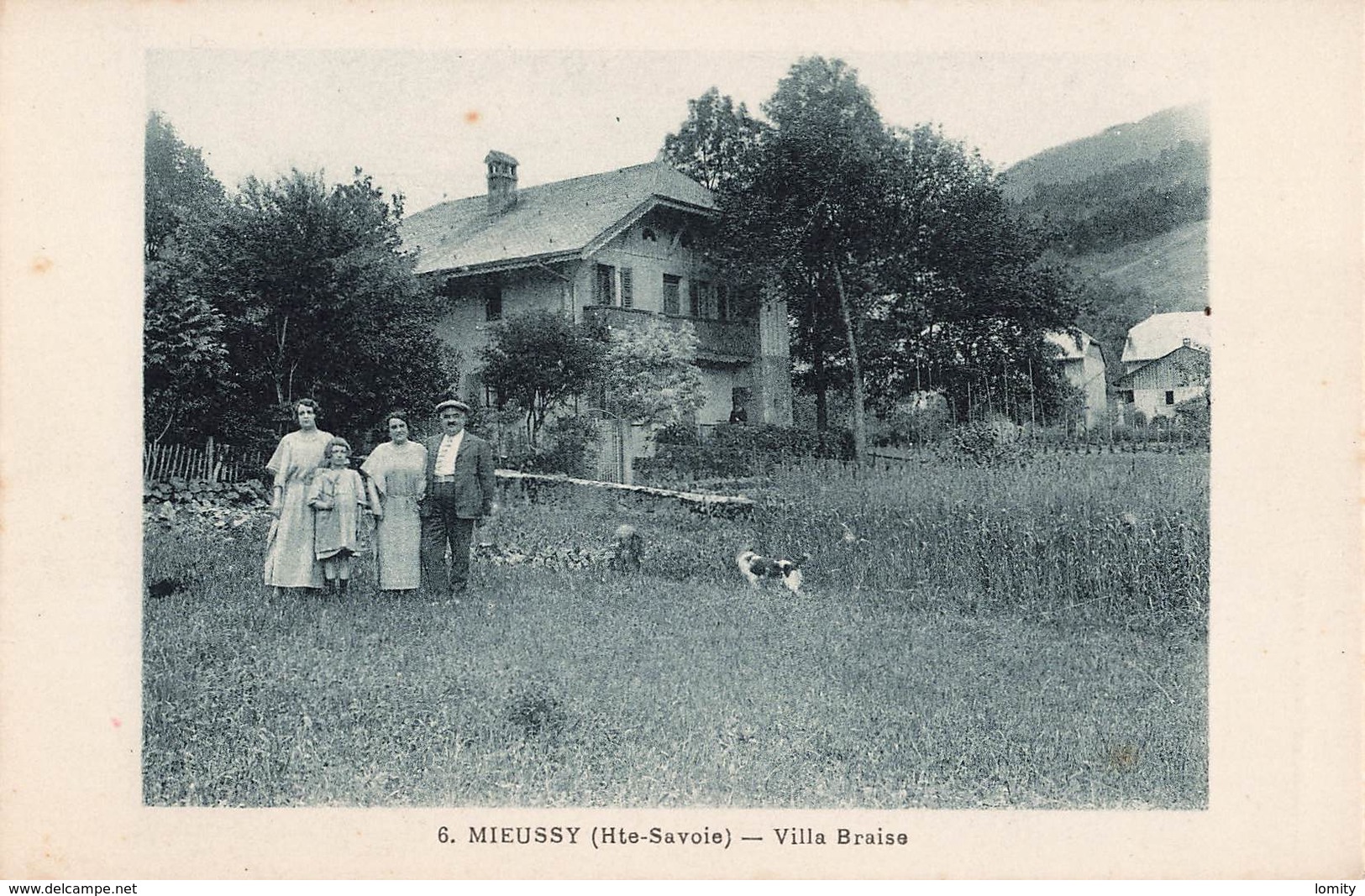 74 Mieussy Villa Braise Cpa Carte Animée Collection Braise Clement - Mieussy