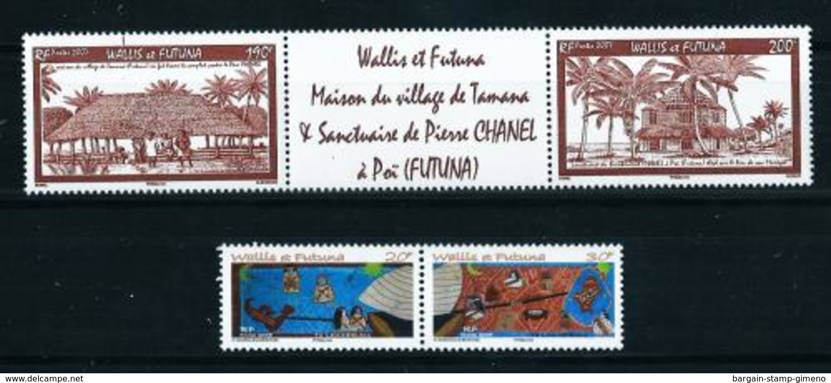 Wallis Y Futuna Nº 681/2-683/4 (unidos) Nuevo - Nuevos