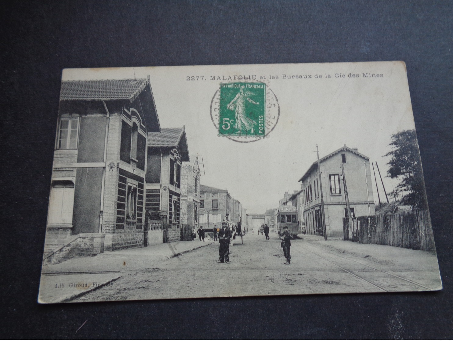 France ( 308 )  Frankrijk  :  Malafolie Et Les Bureaux De La Cie Des Mines -    Tramway  Tram - Autres & Non Classés