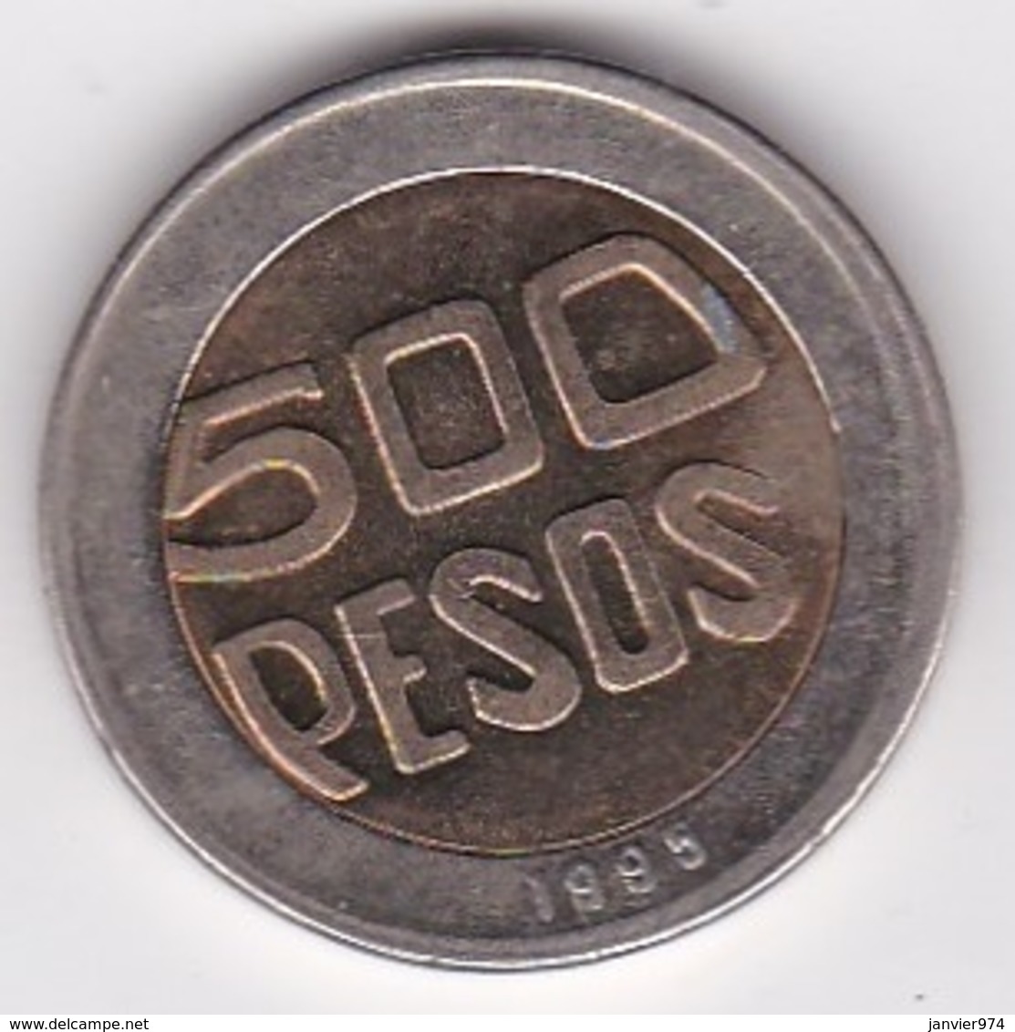 Colombie, 500 Pesos1995. Bimetallic. KM# 286 - Colombie
