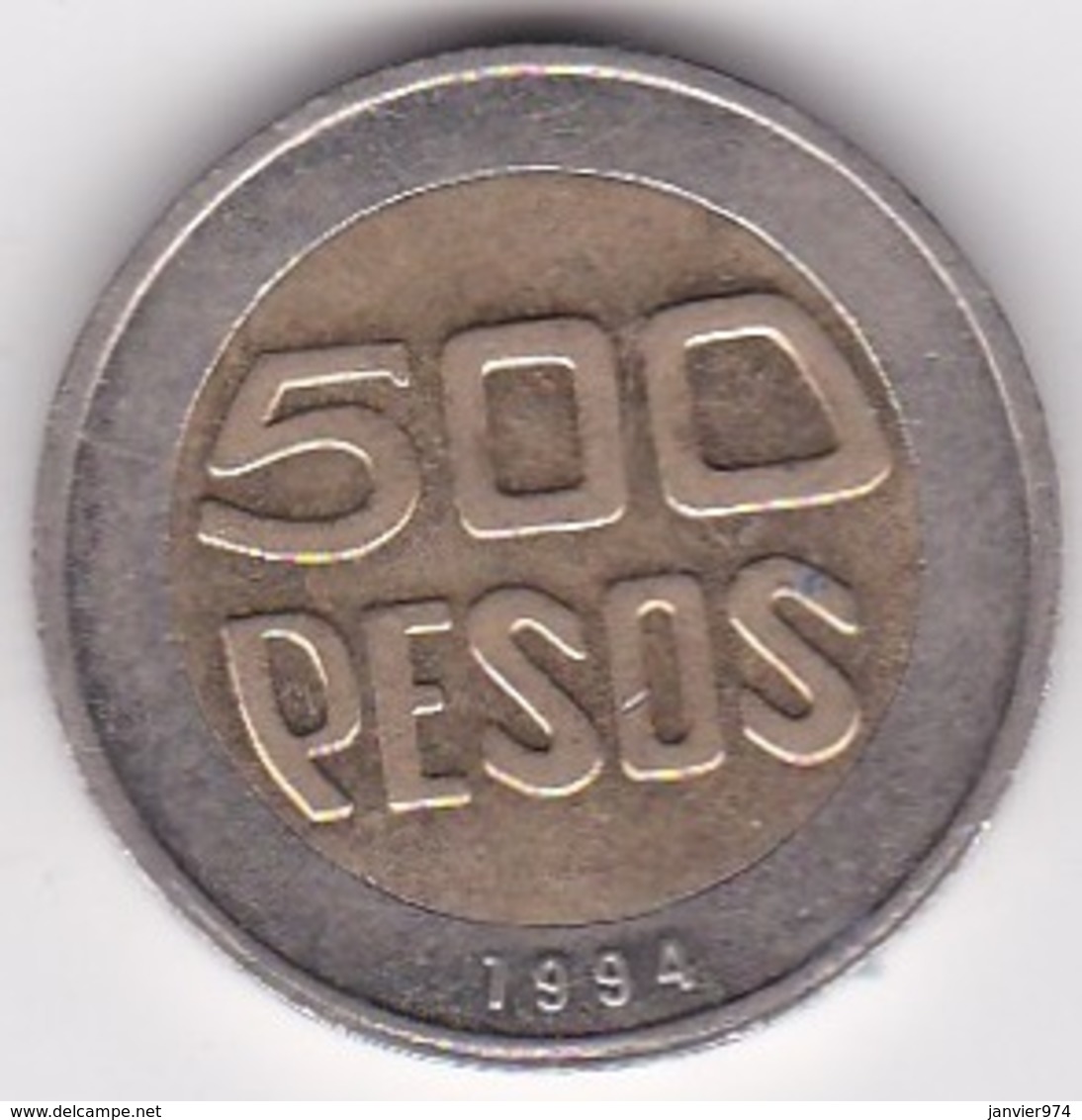 Colombie, 500 Pesos1994. Bimetallic. KM# 286 - Kolumbien