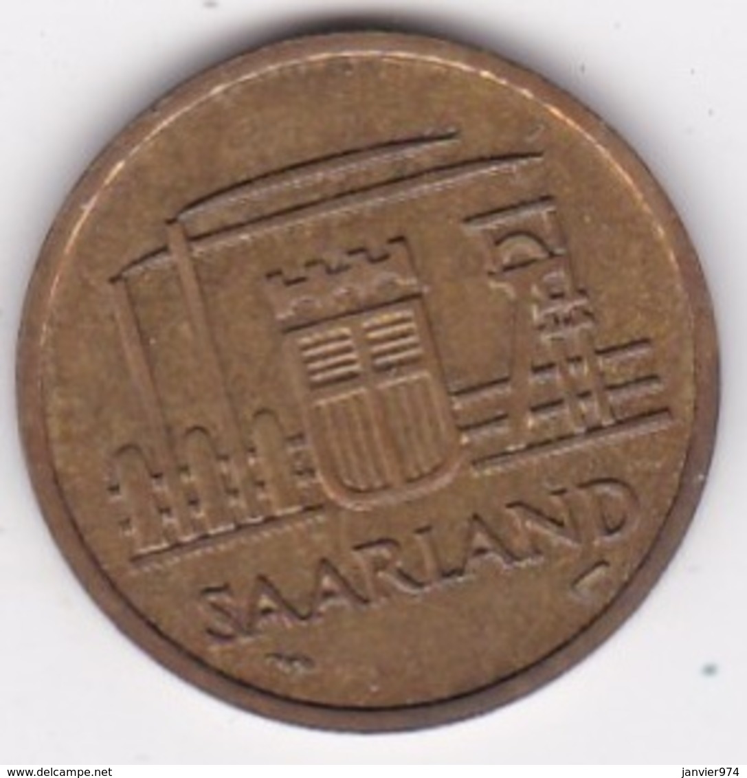 SAARLAND. 20 FRANKEN 1954 - 20 Francos