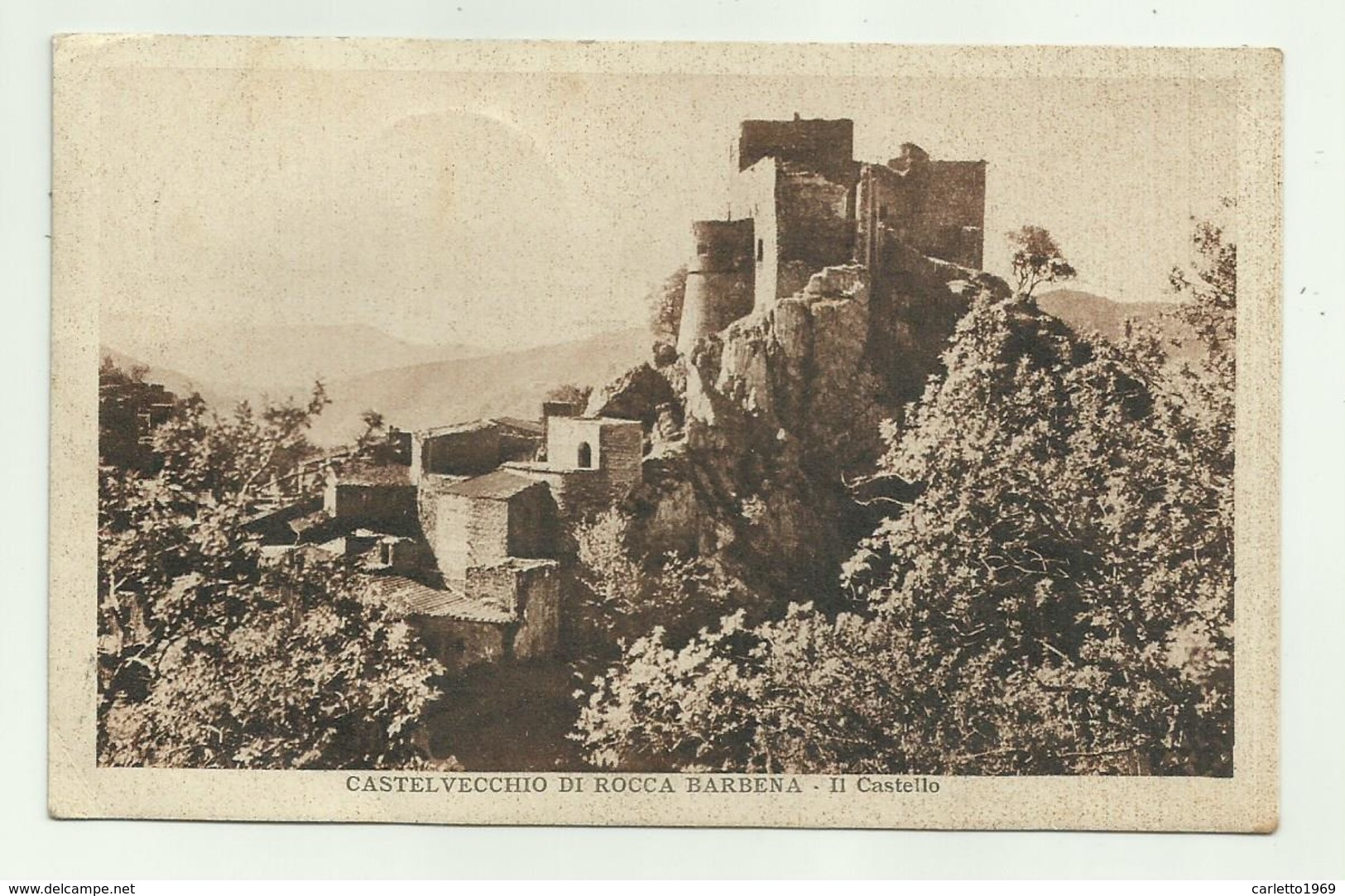 CASTELVECCHIO DI ROCCA BARBENA - IL CASTELLO  VIAGGIATA   FP - Savona