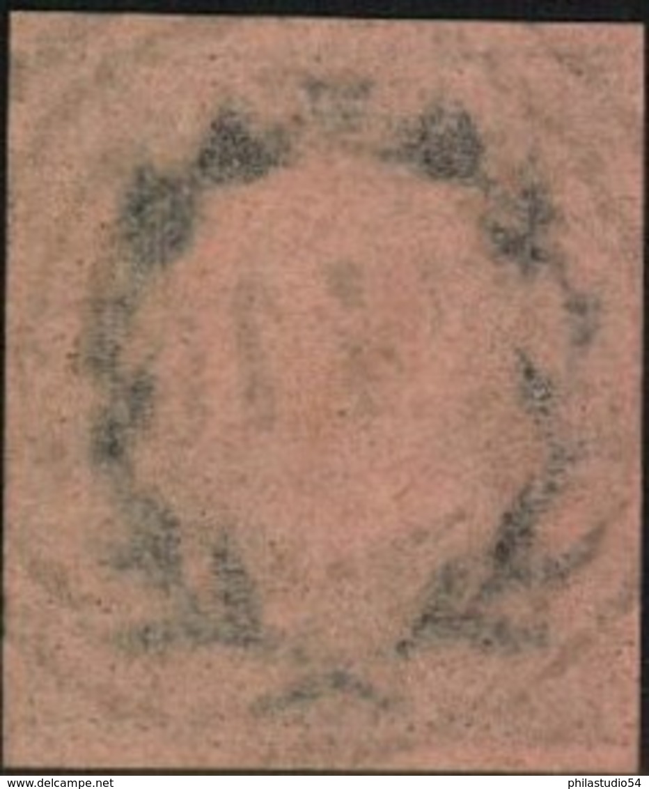 1852, Nummernstermpel 1416" - "SPANDAU" Auf Vollrandigem Kabinettstück 1 Sgr. - Usados