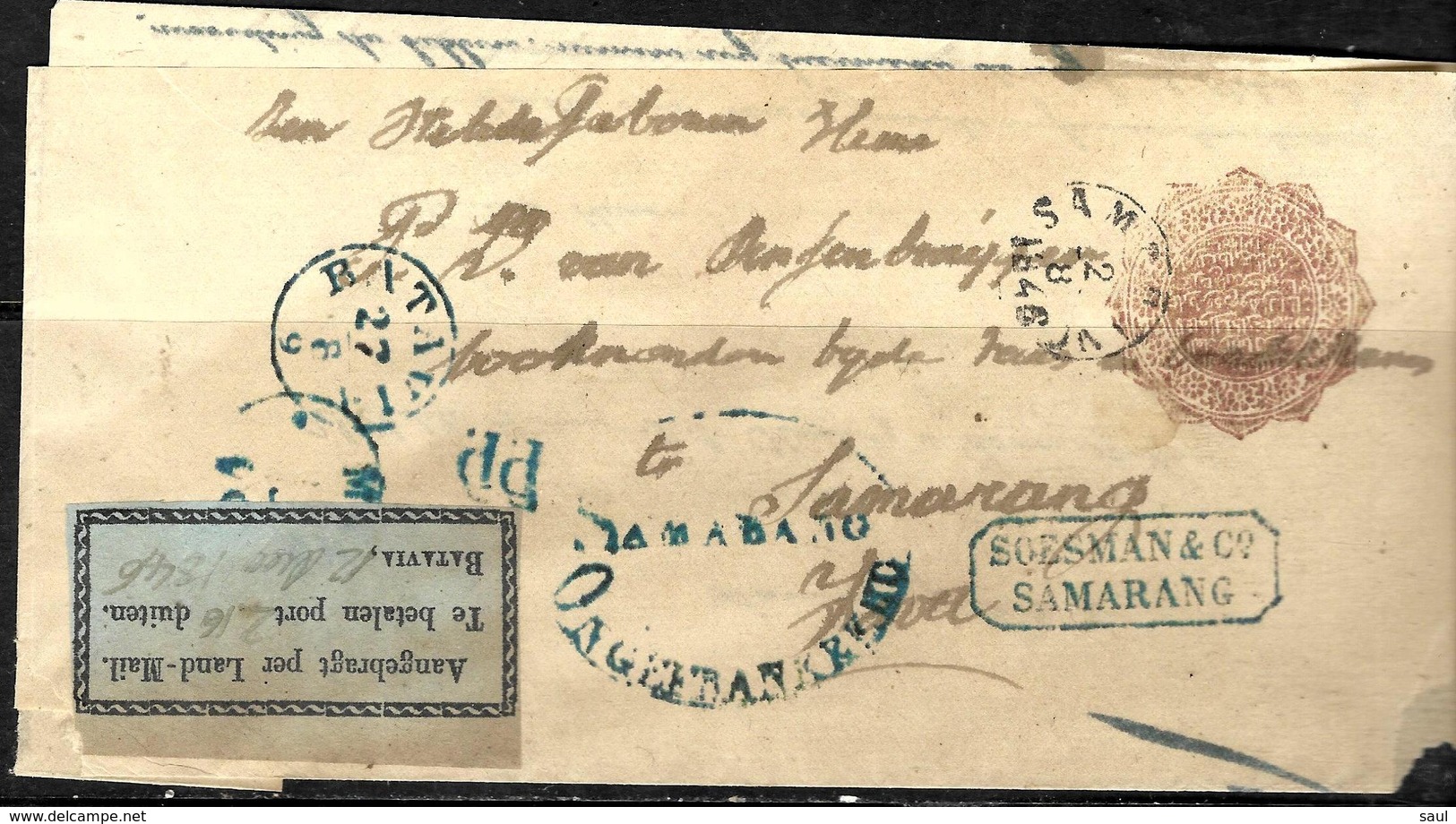 660 - NEDERLAND - BATAVIA - 1846 - COVER - FORGERY, FALSE, FAKE, FAUX, FALSO, FALSC - Unclassified