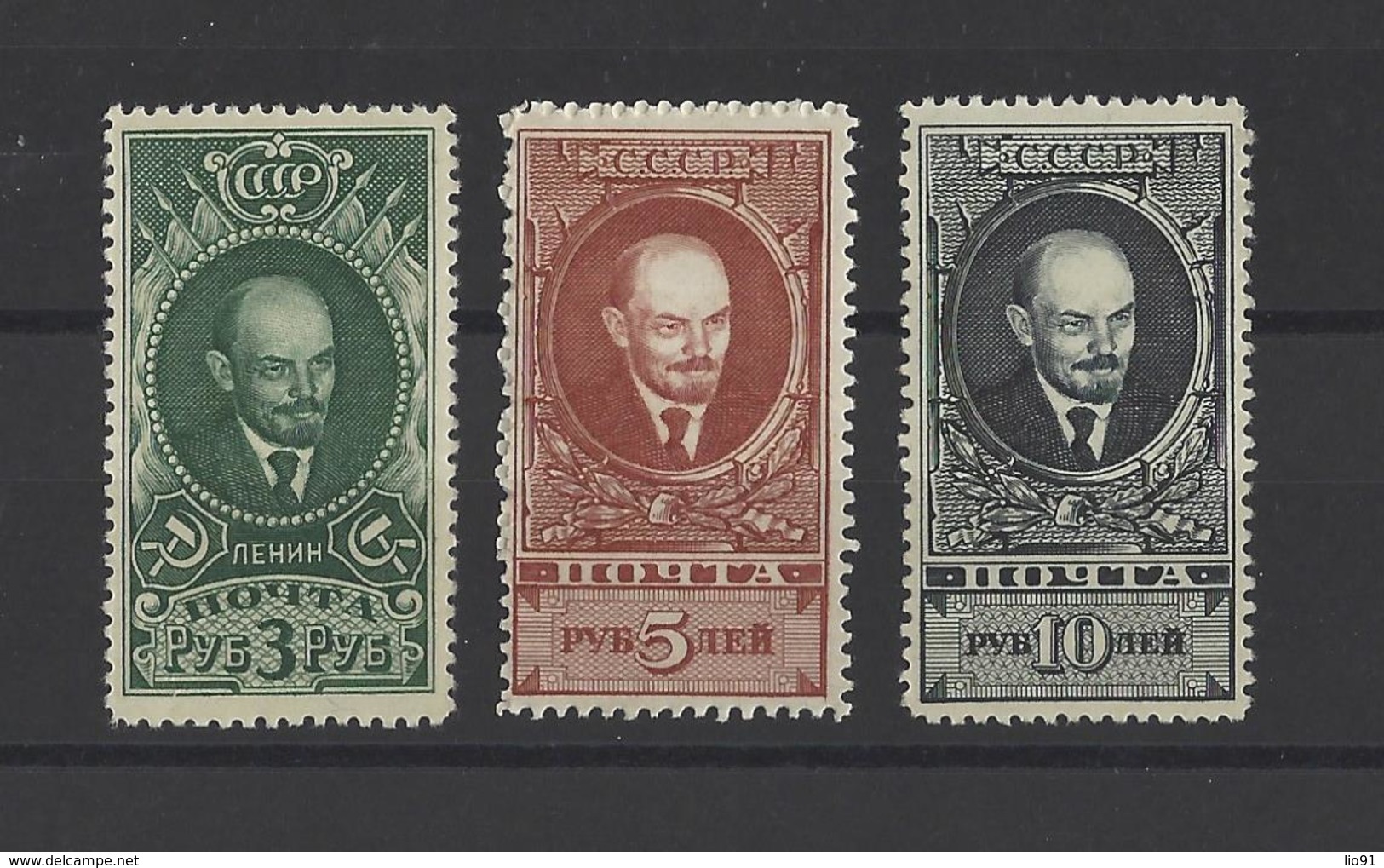 RUSSIE.  YT  N° 738/740   Neuf *  1939 - Unused Stamps