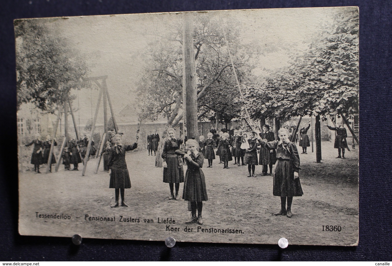 W-140 /  Limbourg - Tessenderloo - Pensinaat Zusters Van Lifde - Koer Der Pensionarissen  / Circulée 1912 - Tessenderlo