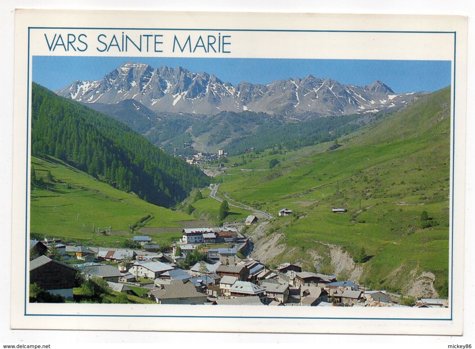 VARS SAINTE MARIE--Vue Générale,Au Fond,les Claux Et La Chaine De L'Eyssina - Autres & Non Classés