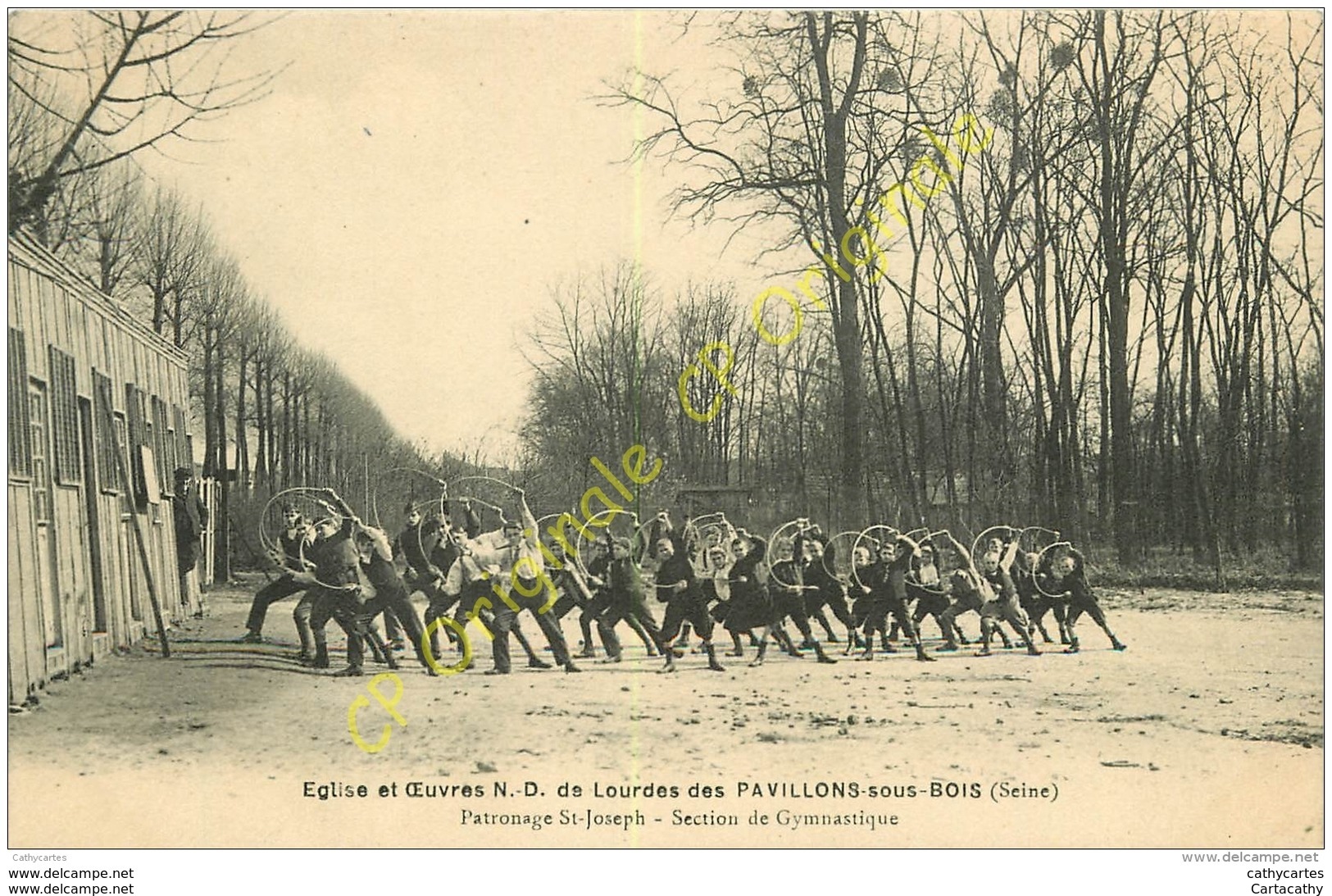 PAVILLONS SOUS BOIS . Eglise Et Oeuvres N. D. De Lourdes . Patronage St-Joseph . Section De Gymnastique . - Autres & Non Classés