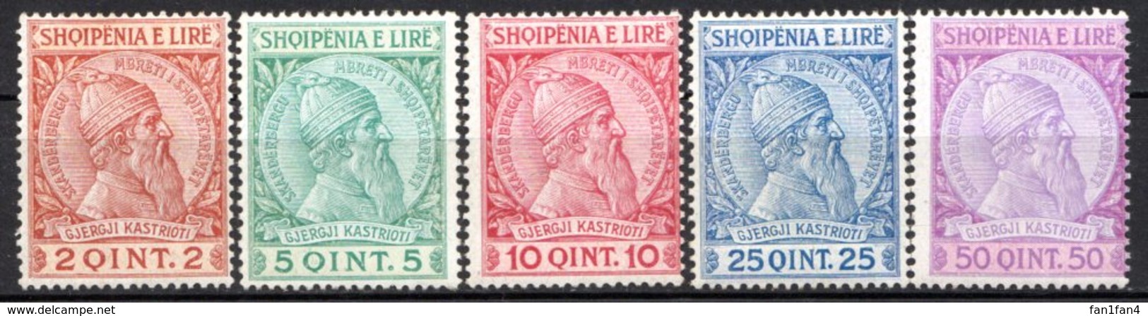 ALBANIE (Administration Autonome) - 1913 - N° 25 à 29 - (Lot De 5 Valeurs Différentes) - Albania