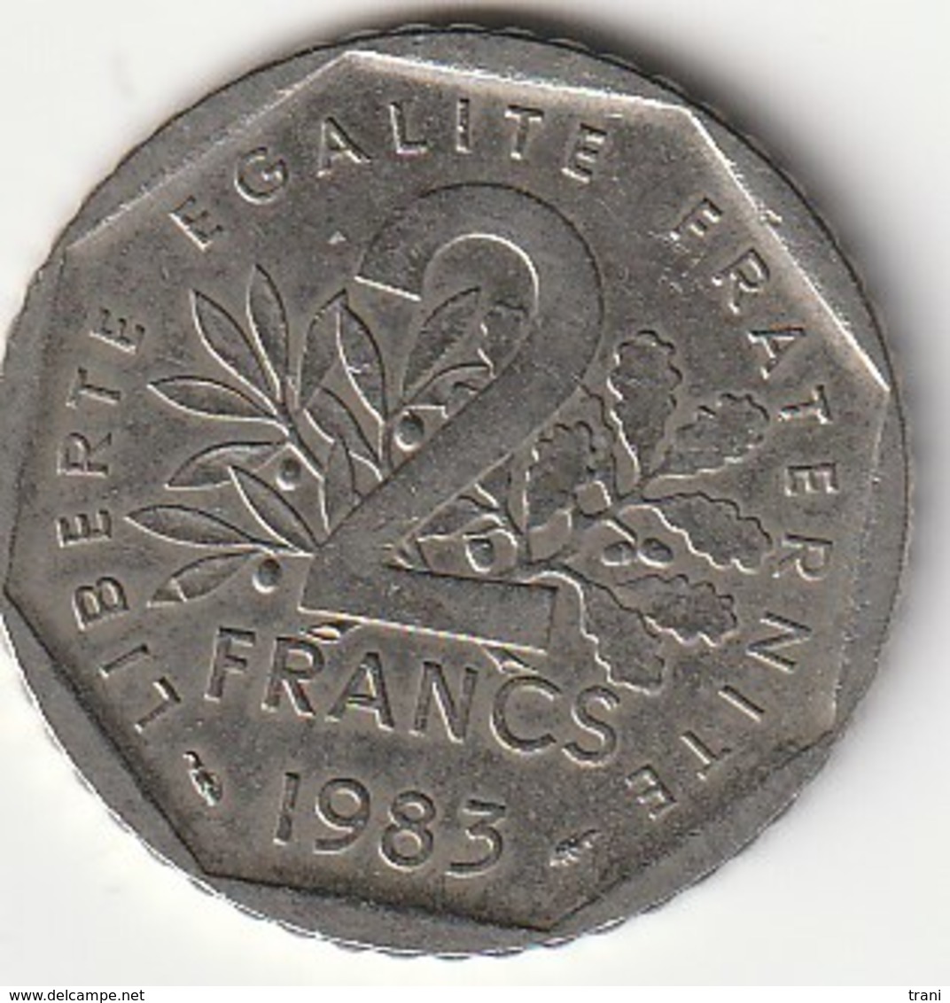 FRANCIA - 2 FRANCS - 1983 - Altri & Non Classificati