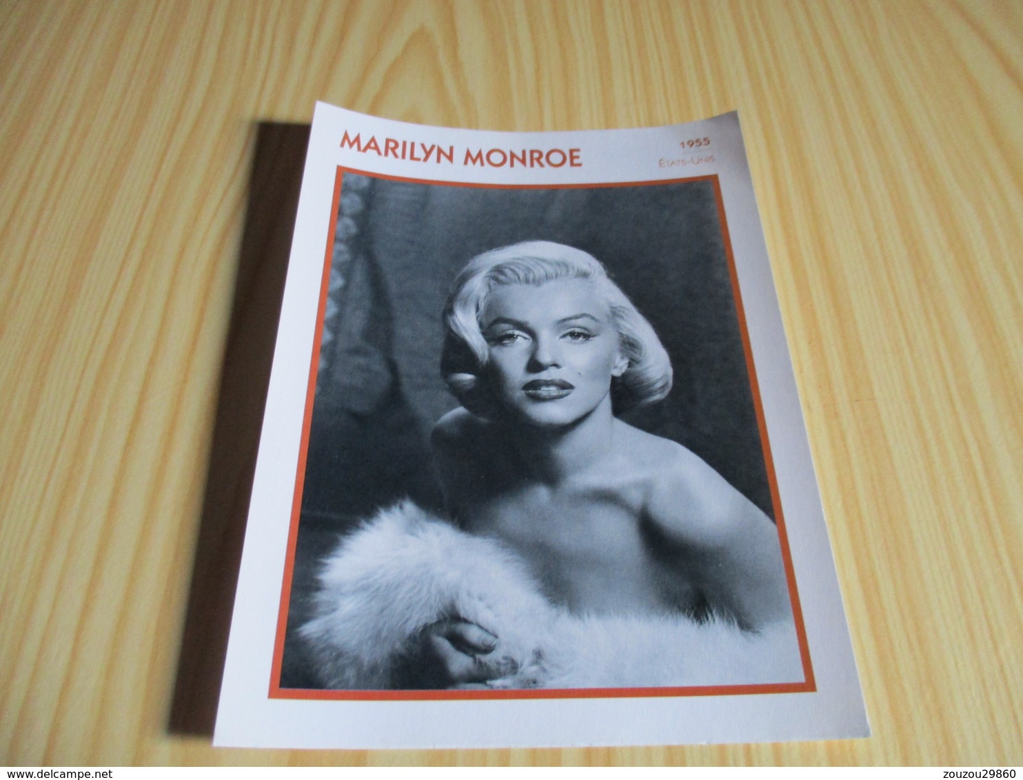 Fiche Cinéma - Marilyn Monroe. - Altri & Non Classificati