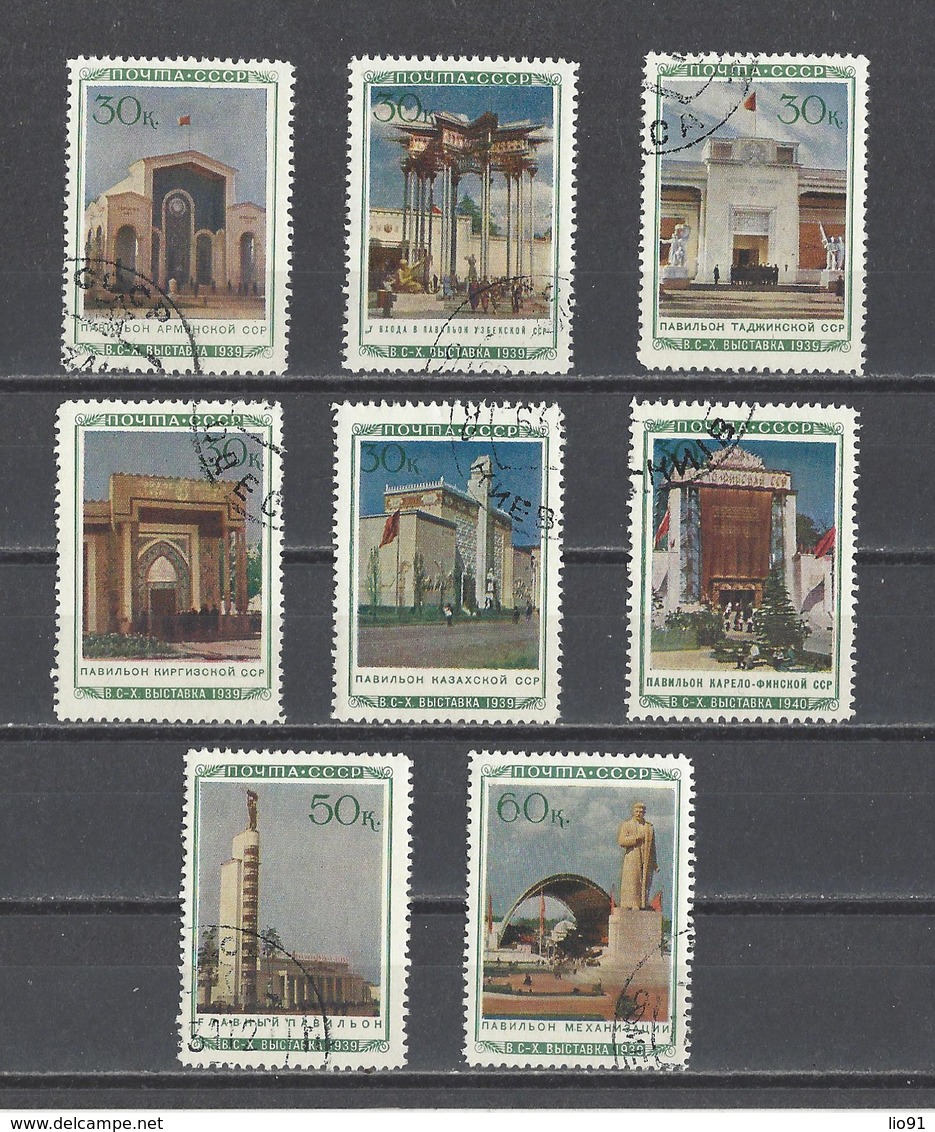 RUSSIE.  YT  N° 783/799  Obl  1940 - Used Stamps