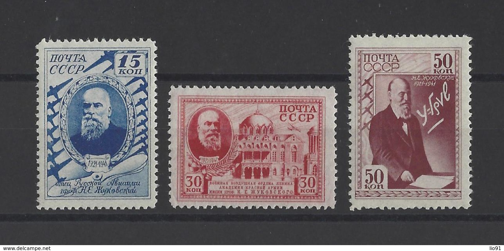 RUSSIE.  YT  N° 831/833  Neuf **  1941 - Unused Stamps