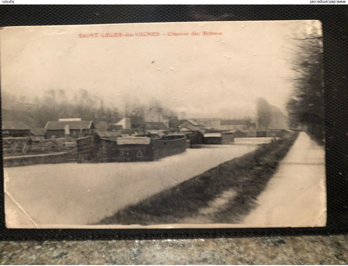 Saint Leger Les Vignes Chantier Des Bateaux - Autres & Non Classés