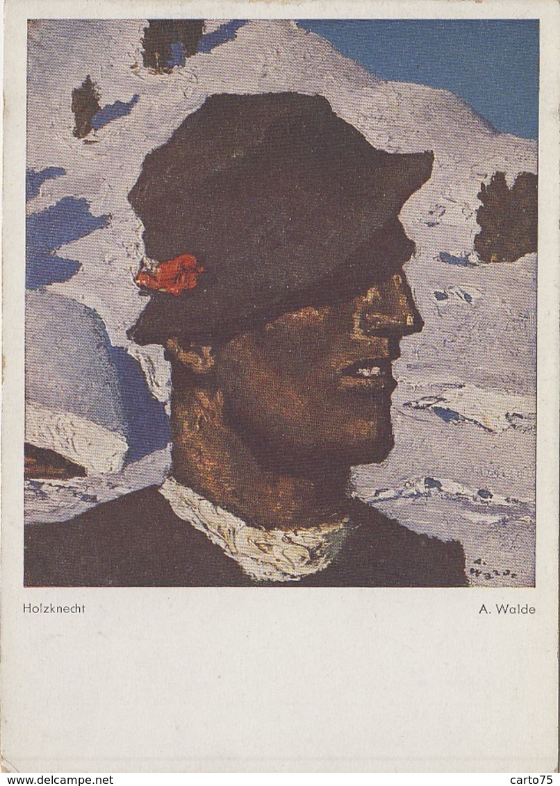 Autriche - Kitzbühel - Holzknecht - Illustrateur Alfons Walde - Editeur Alfons Walde - Kitzbühel