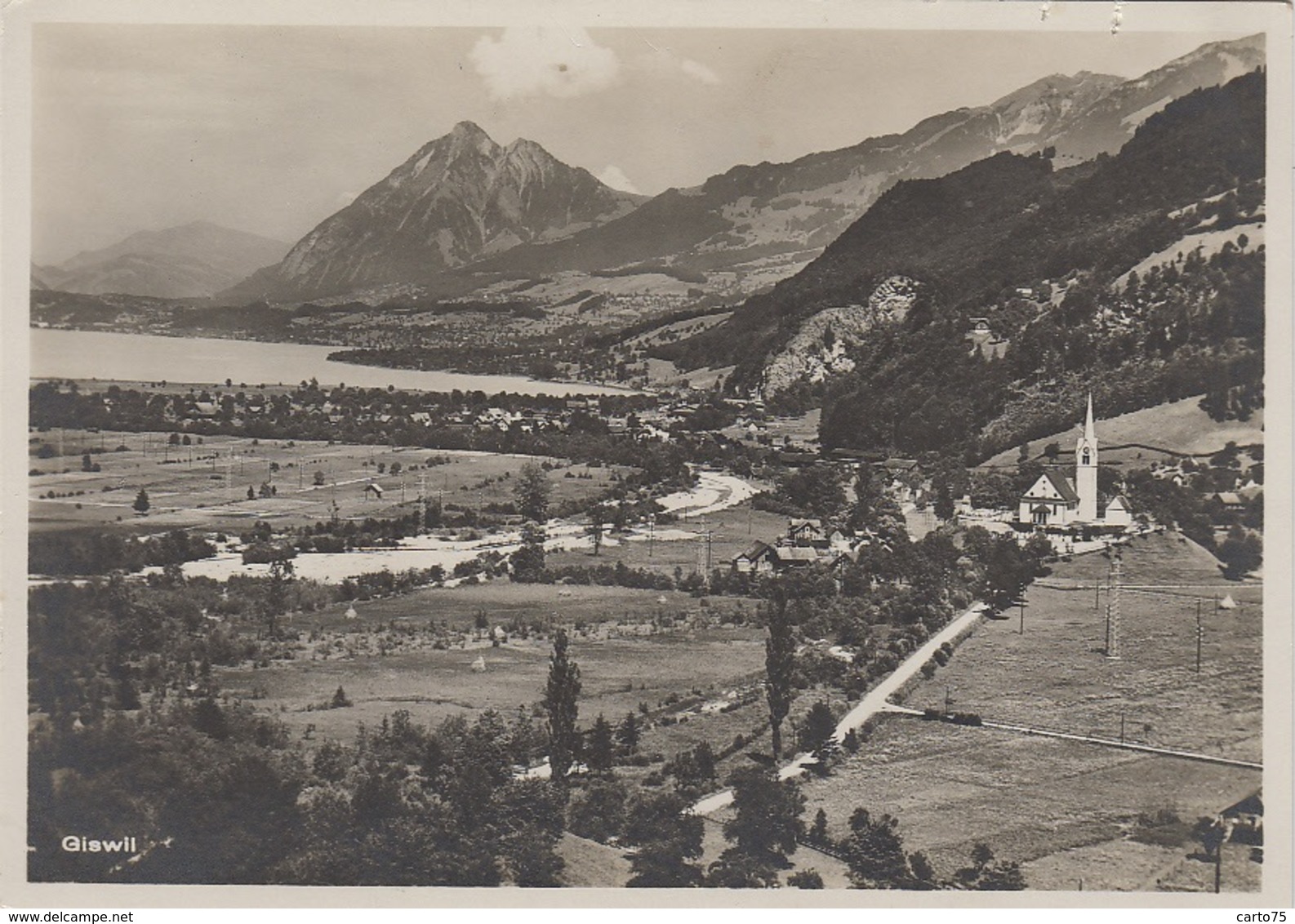 Suisse - Giswil - Panorama Village - Verlag A. Bucher - 1931 - Giswil