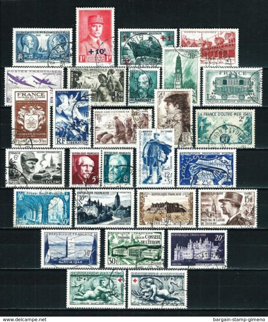 Francia (26 Series) Usado Cat.52,60€ - Otros & Sin Clasificación