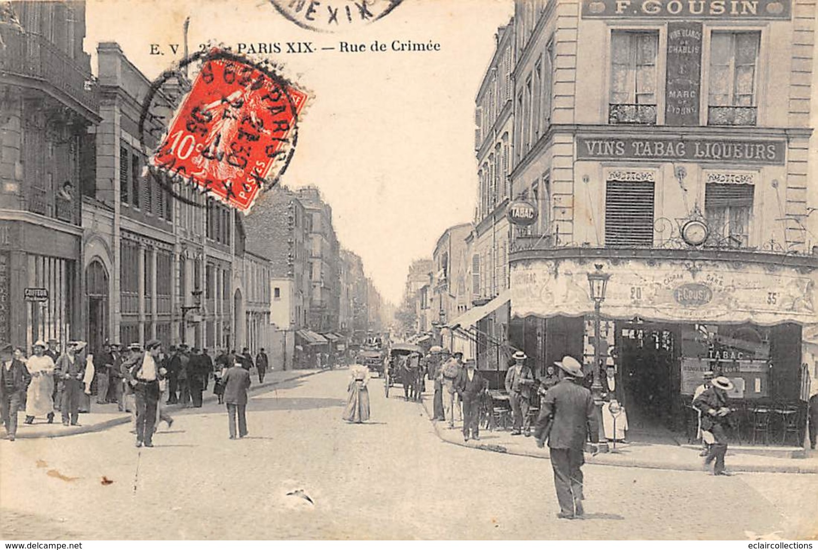 Paris        75019       Rue De Crimée          (voir Scan) - Arrondissement: 19