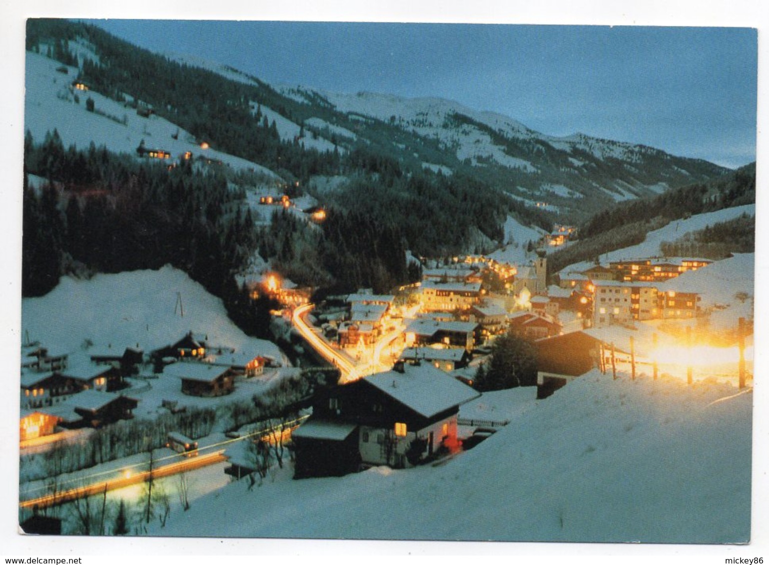 Autriche --WILDSCHONAU -- AUFFACH --2004--Vue De Nuit .....timbre ...cachet - Wildschönau