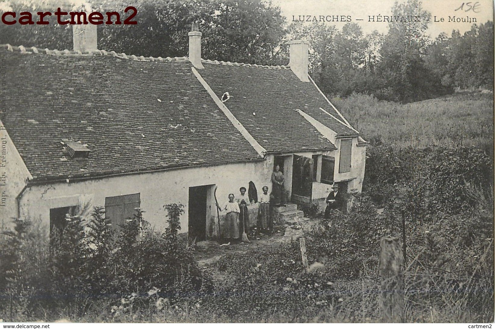 LUZARCHES _ HERIVAUX _ LE MOULIN 95 - Louvres