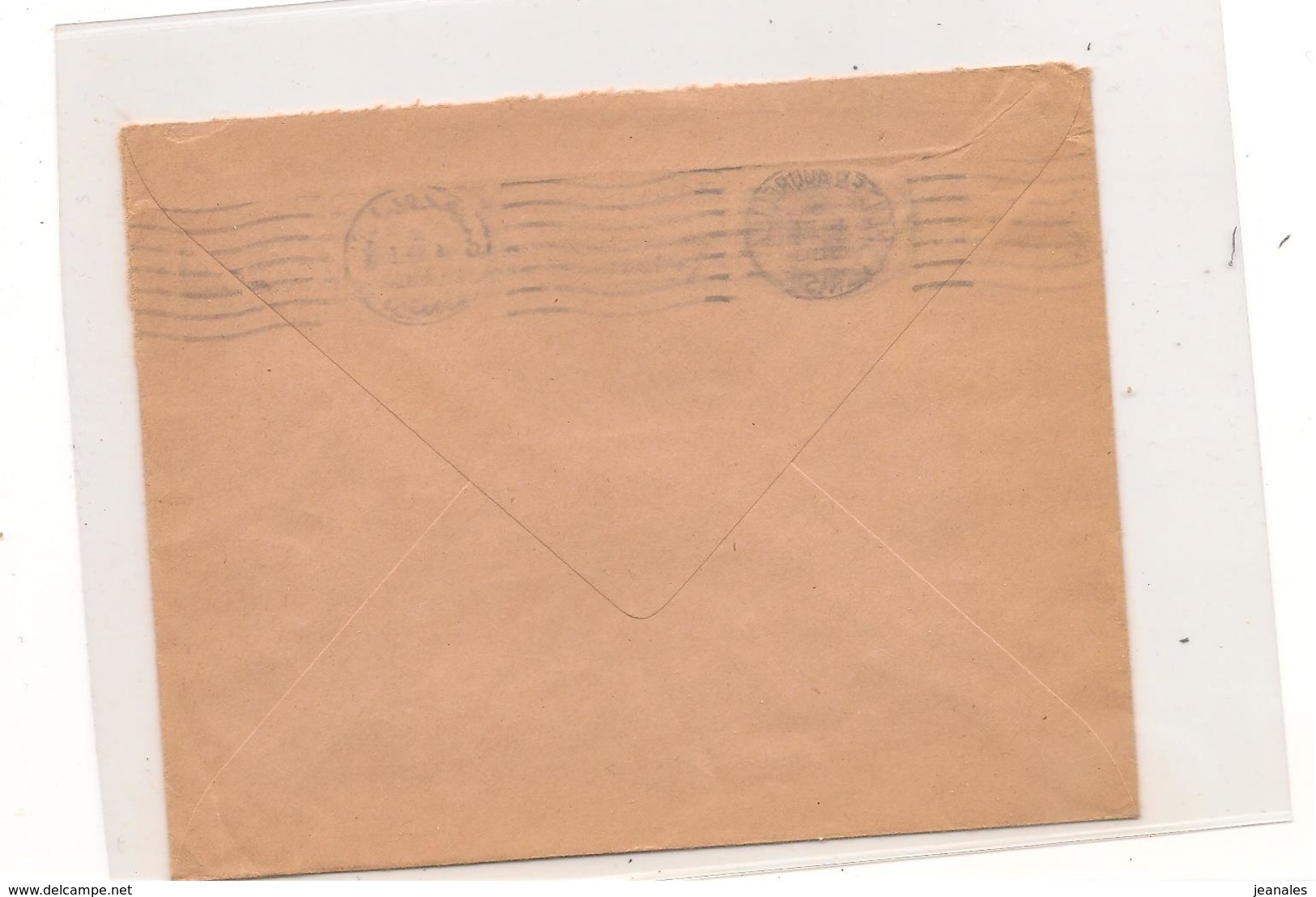 1960 ENVELOPPE POUR BOUGIE (ALGERIE) - Tunisia