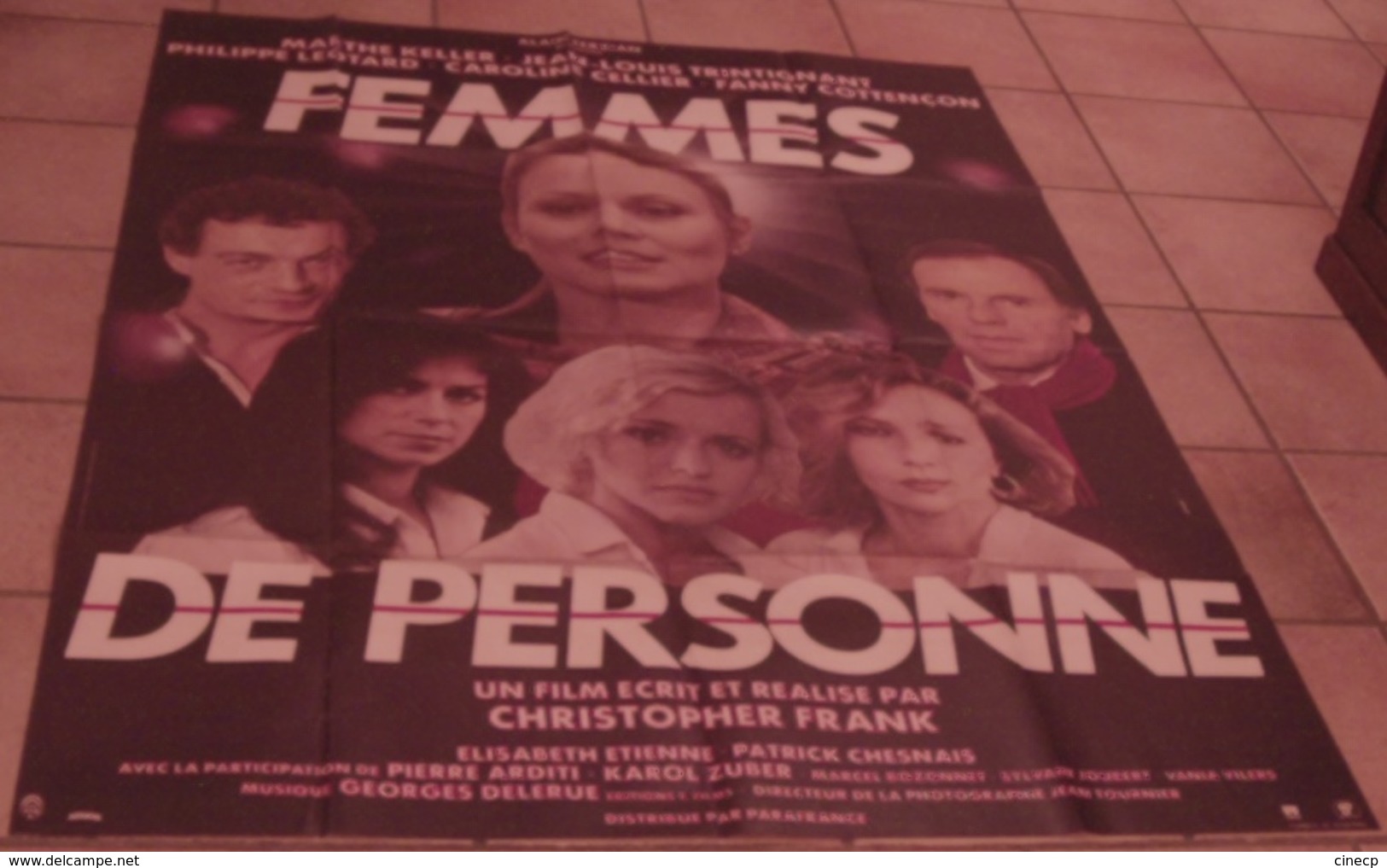 AFFICHE CINEMA ORIGINALE FILM FEMMES DE PERSONNE + PHOTOS EXPLOITATION KELLER CELLIER TRINTIGNANT FRANK - Manifesti & Poster