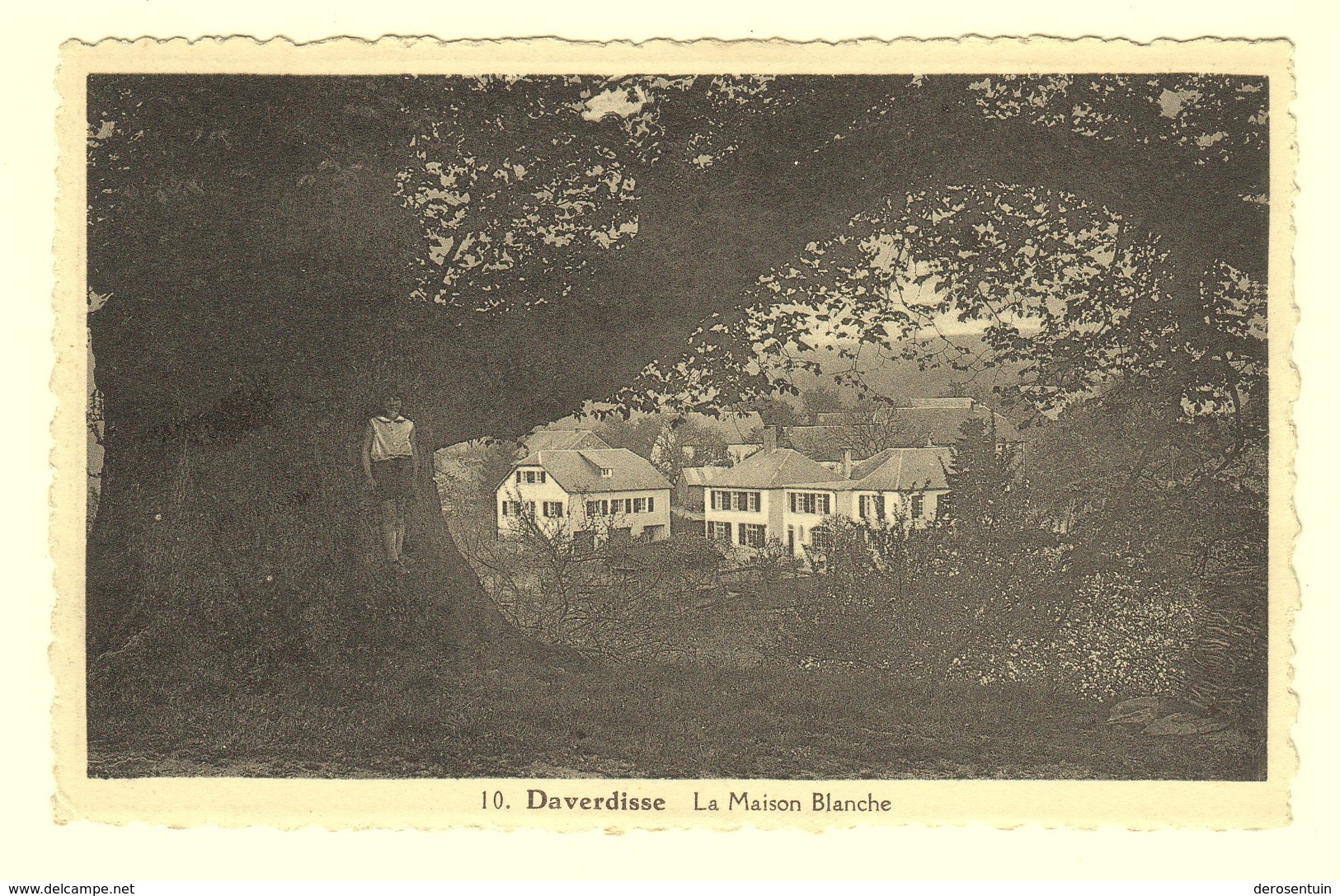 A0468	[Postkaart] Daverdisse / La Maison Blanche (P.B.L.) - Daverdisse