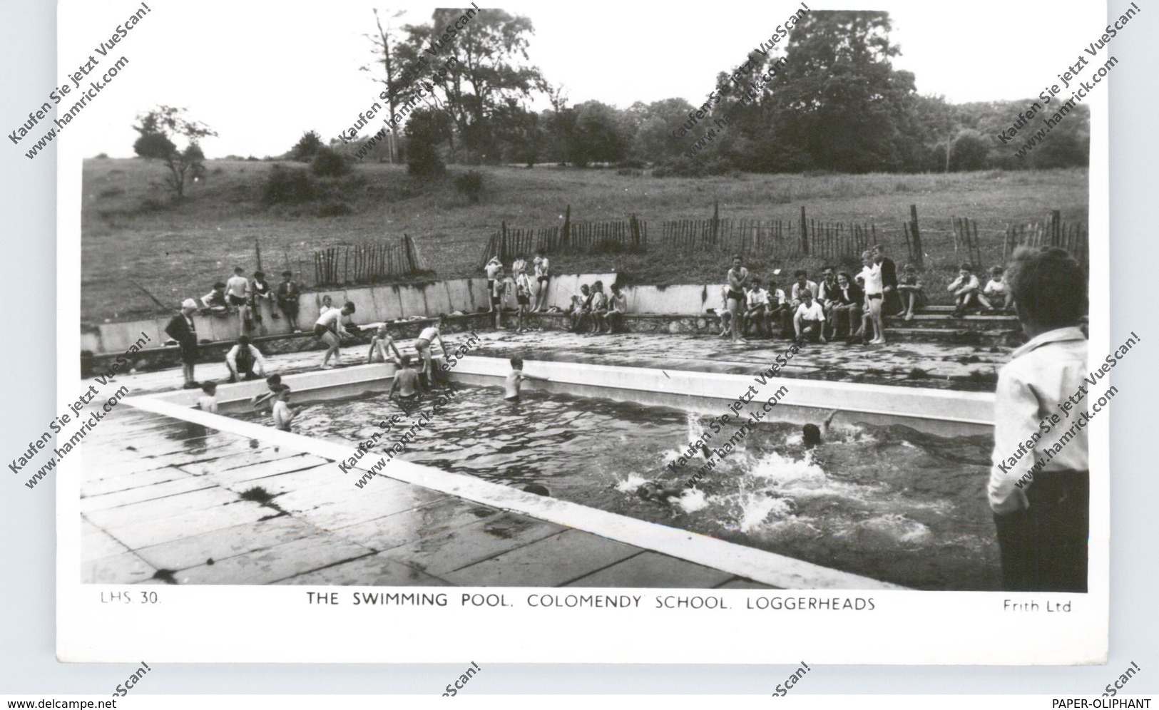 WALES - FLINTSHIRE - MOLD, Colomendy School, Swimming Pool, 1957 - Flintshire