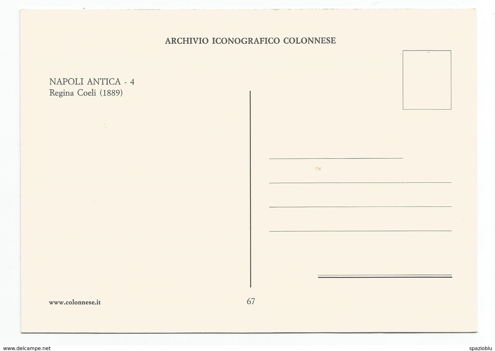 Napoli Antica - Regina Coeli (1889) - Napoli (Naples)