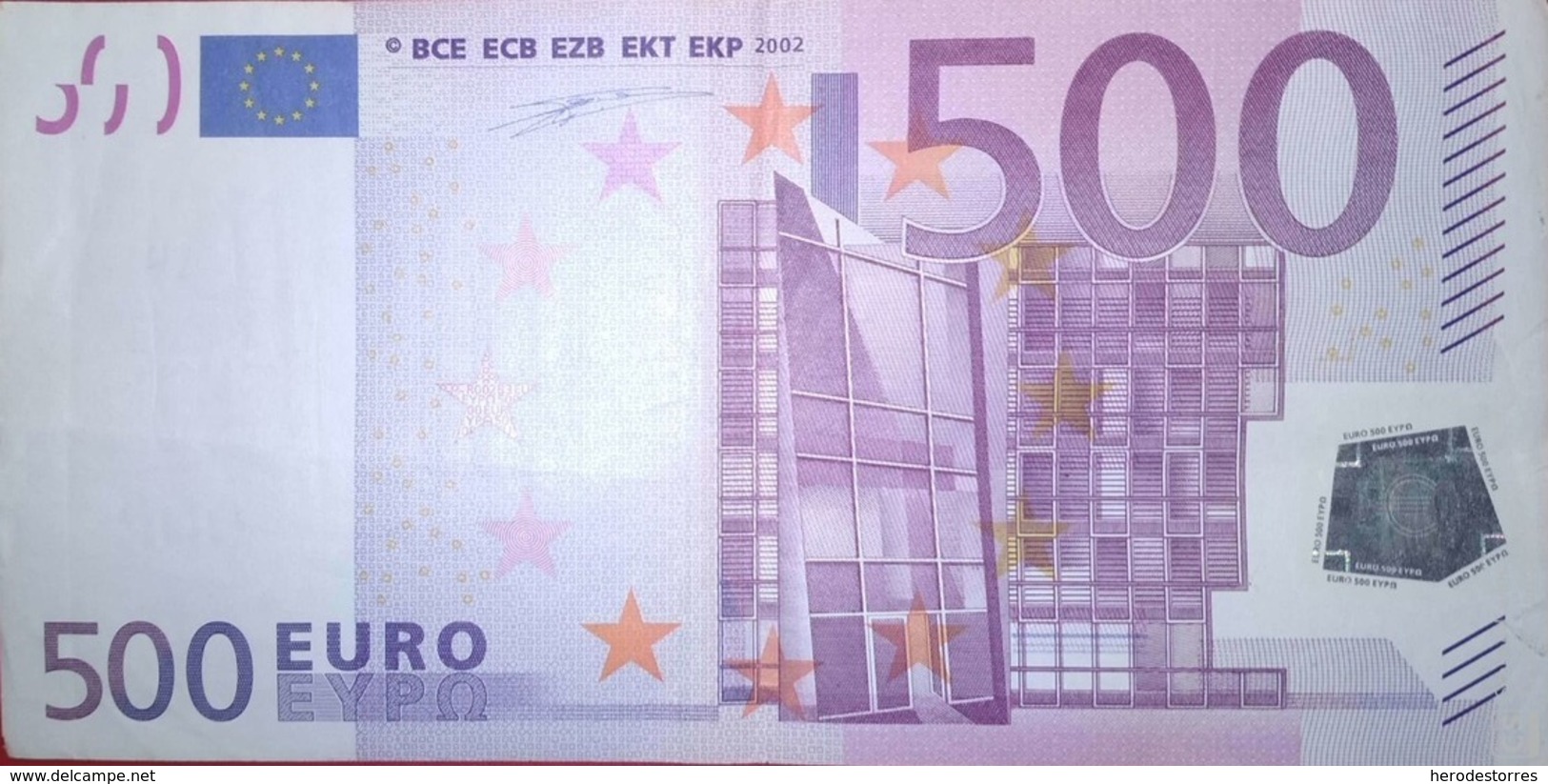 500 EURO ALEMANIA(X), R002  Low Nummer, DUISEMBERG - 500 Euro