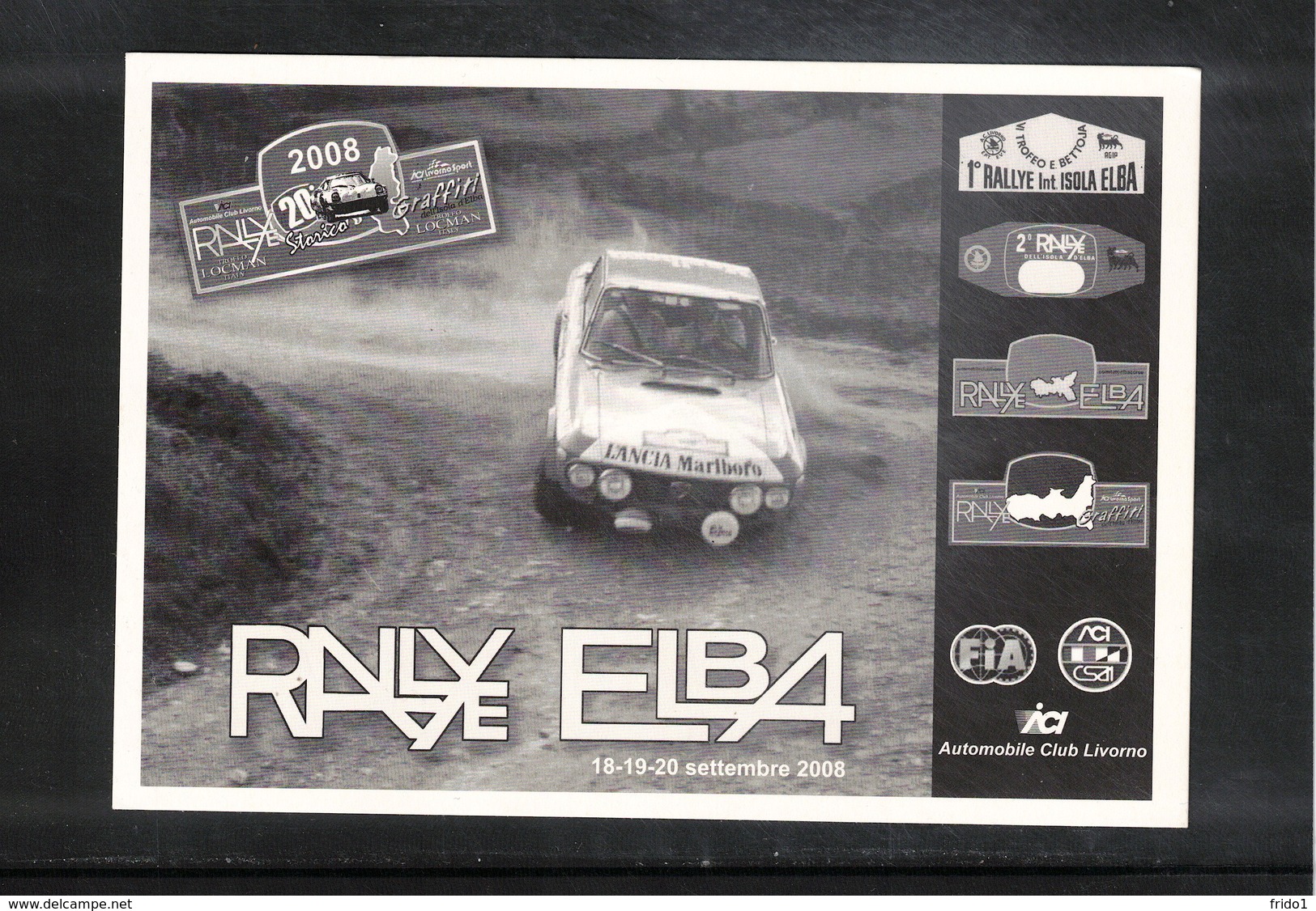 Italia / Italy 2008 Rally Elba Interesting Postcard - Automobile