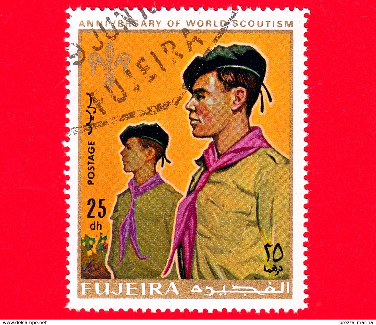 Emirati - FUJEIRA - 1970 - Scoutismo - Scouts In Uniforme - 25 - Fujeira