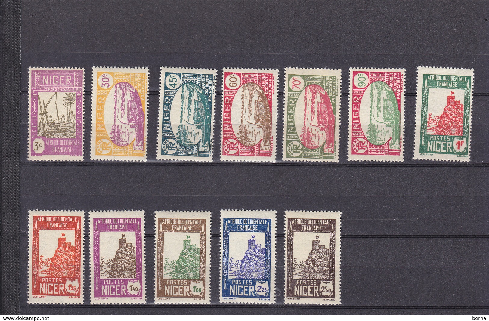 NIGER SERIE 74/85   LUXE NEUF SANS CHARNIERE - Nuovi