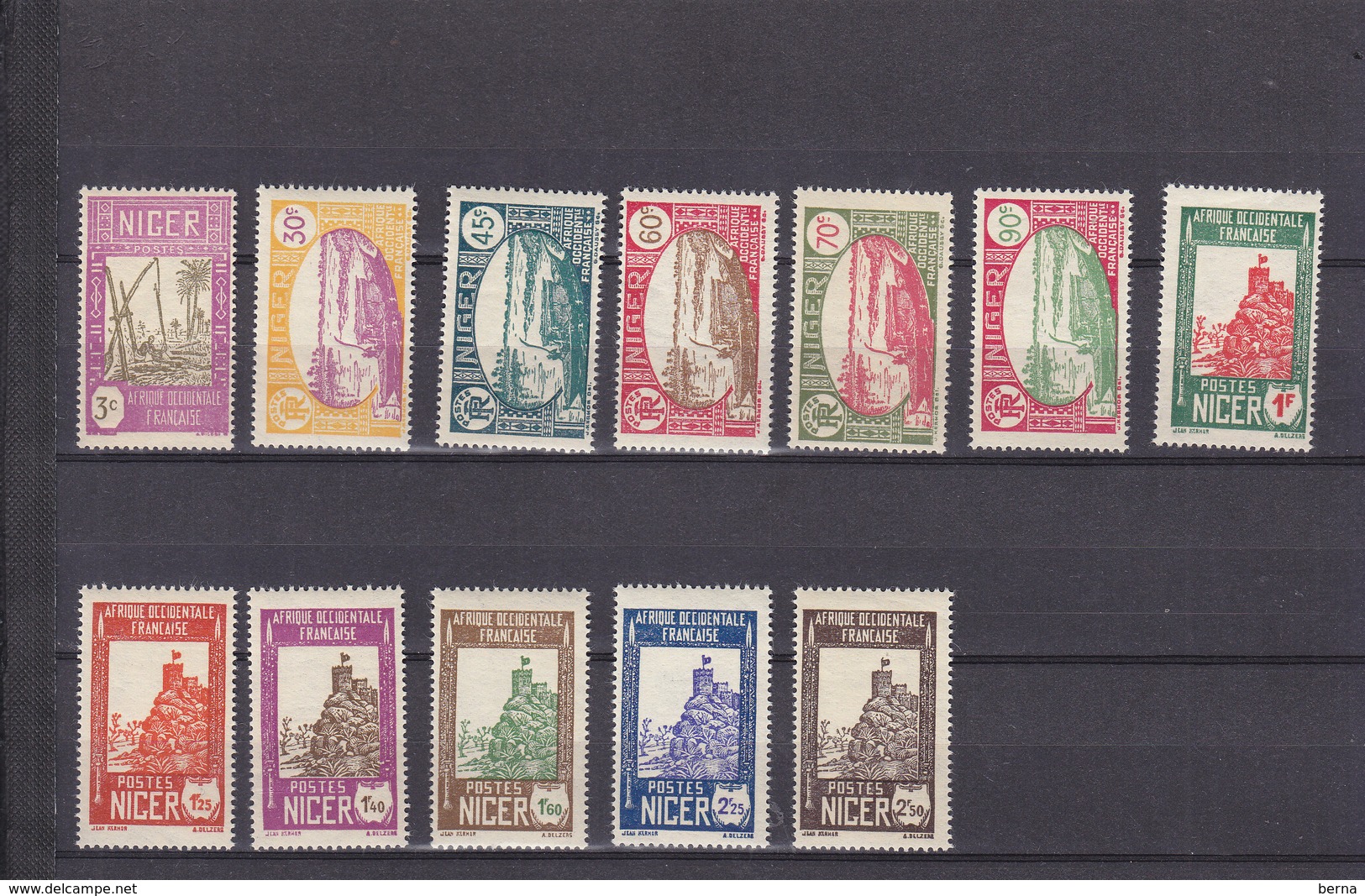 NIGER SERIE 74/85   LUXE NEUF SANS CHARNIERE - Neufs