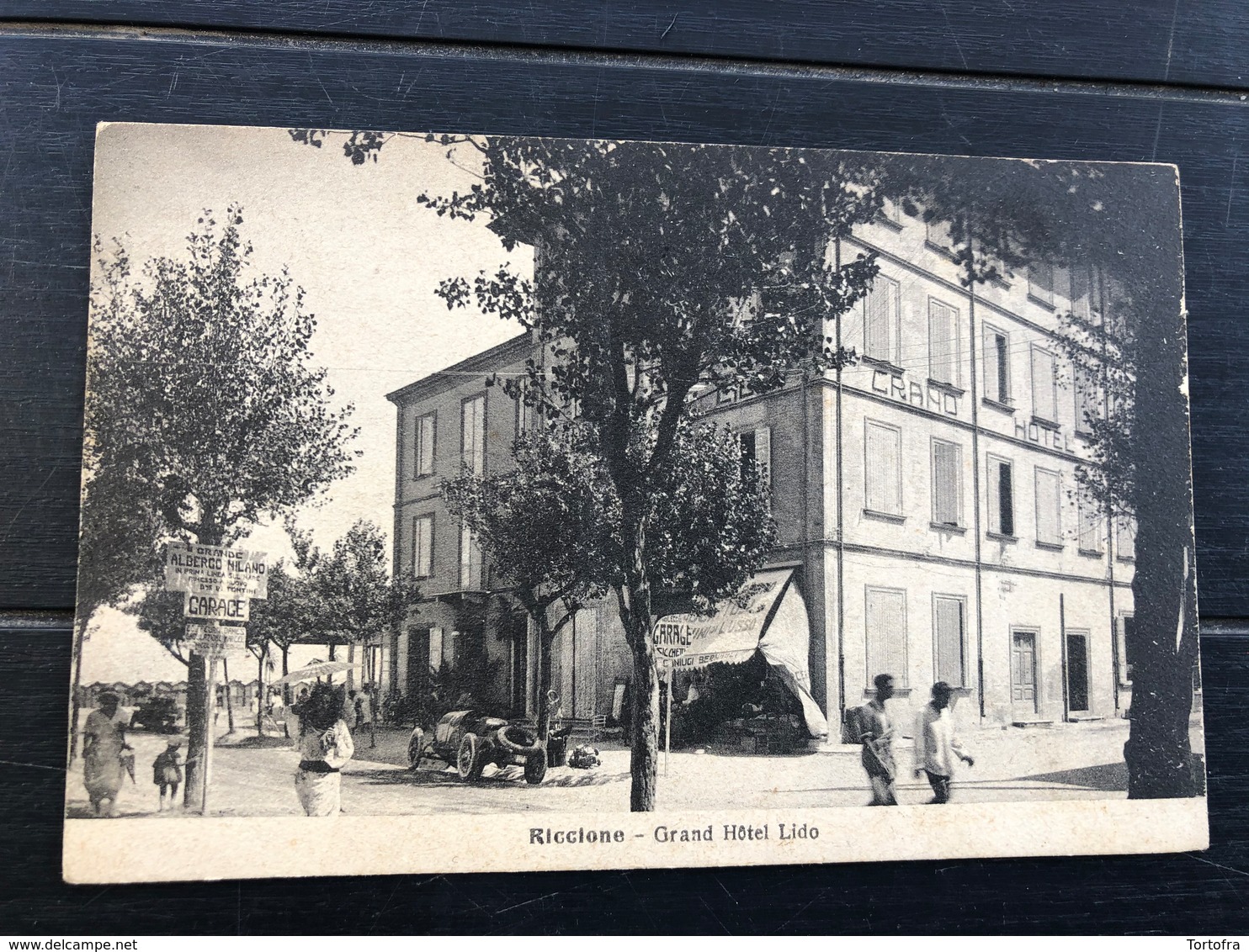 RICCIONE GRAND HOTEL LIDO  AUTO SPORTIVA D'EPOCA   1924 - Rimini