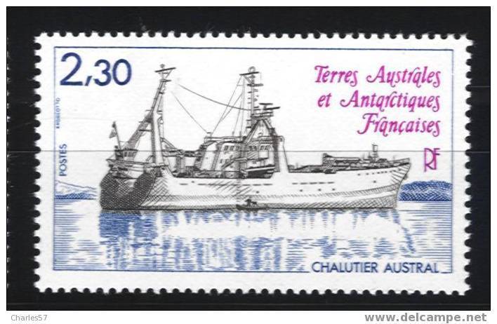 TAAF-100  Luxe ** (Chalutier "Austral")sous Faciale - Unused Stamps