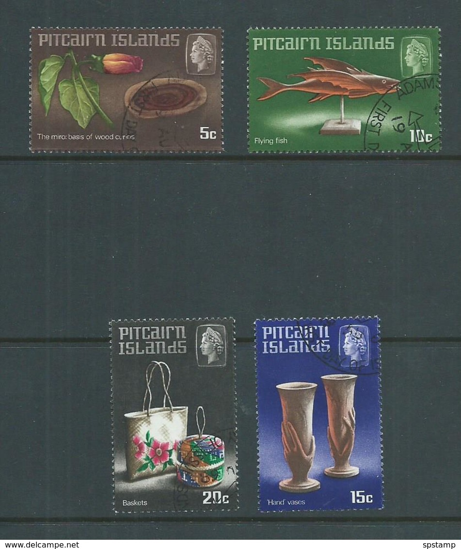 Pitcairn Islands 1968 Crafts Set Of 4 FU - Pitcairn Islands