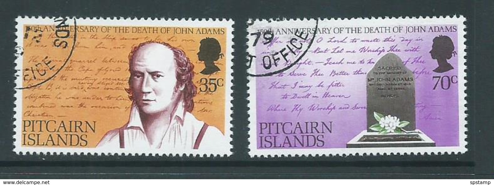 Pitcairn Islands 1979 John Adams Set Of 2 FU - Pitcairn Islands