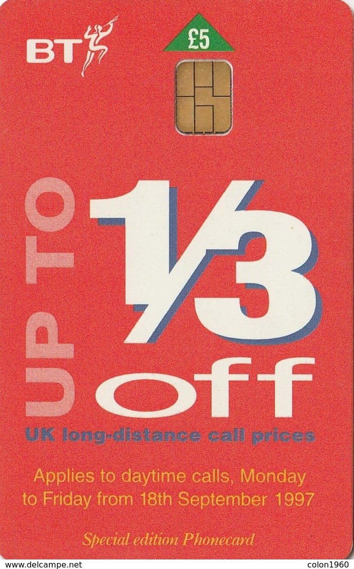 REINO UNIDO. "Up To 1/3 Off UK...". &5. BCC-126. (679). - Altri & Non Classificati