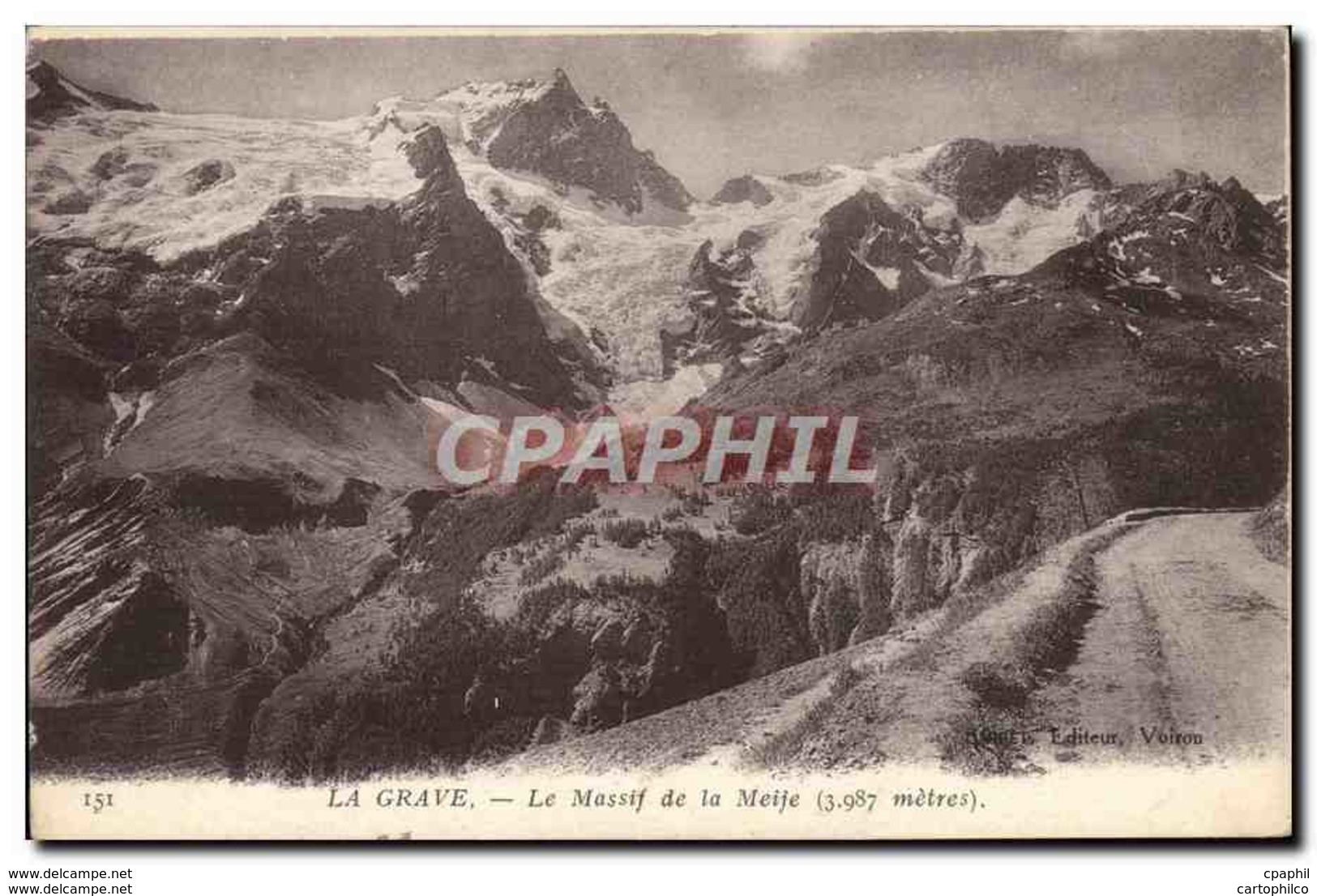 CPA La Grave Le Massif De La Meije - Altri & Non Classificati