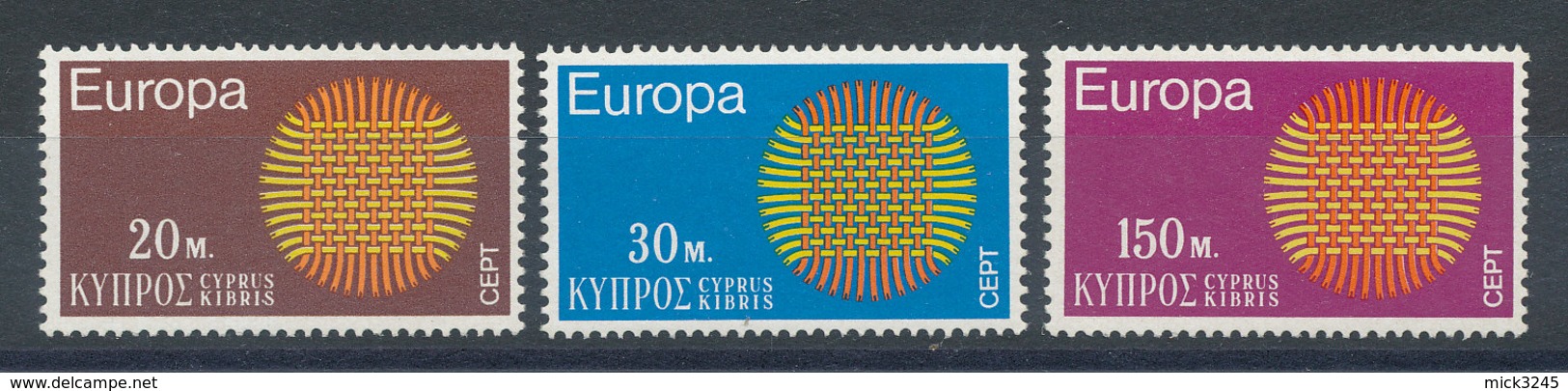 Chypre N°324 à 324** Europa 1970 - Unused Stamps