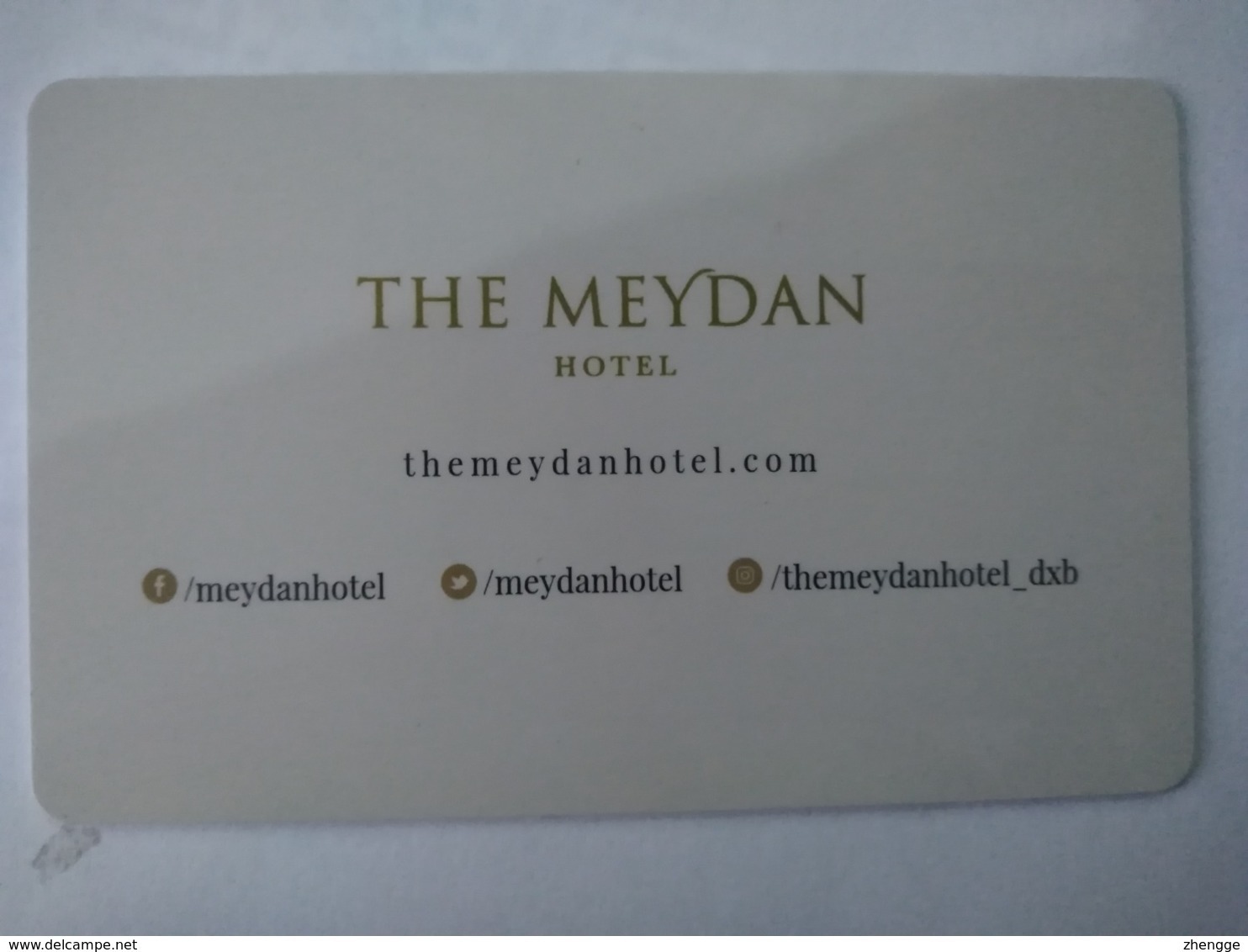 U.A.E Hotel Key, The Meydan Hotel Dubai, Dubai World Cup 2005, (1pcs) - Hotelkarten