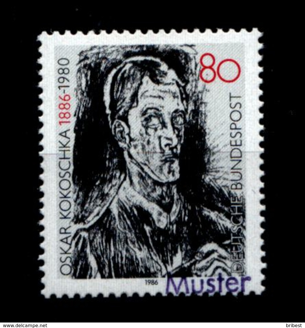 BUND 1986 Nr 1272 ** Mit MUSTER Handstempel (95007) - Sonstige & Ohne Zuordnung