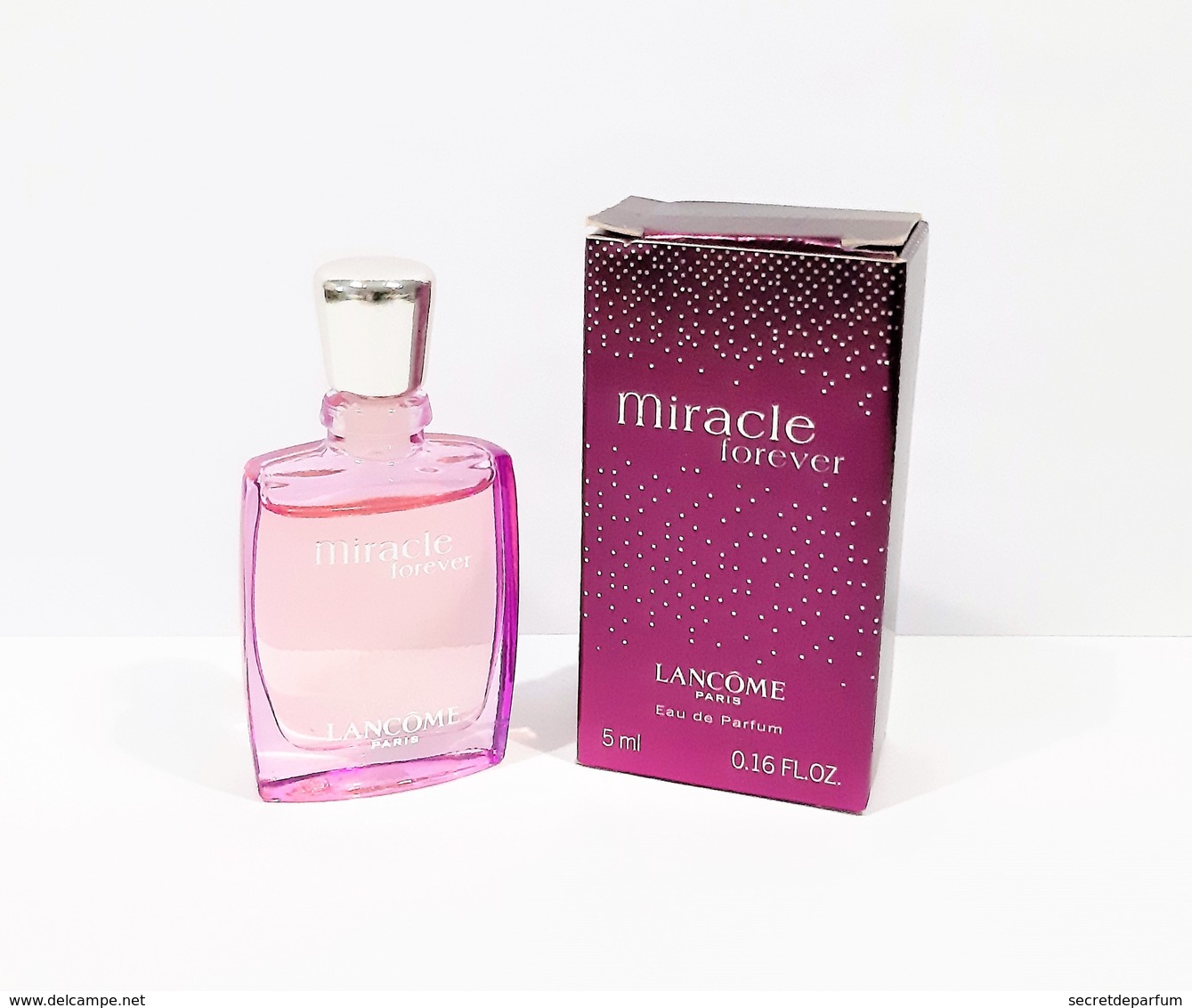 Miniatures De Parfum  MIRACLE FOREVER De  LANCOME  EDP   5 Ml  + Boite - Miniatures Femmes (avec Boite)