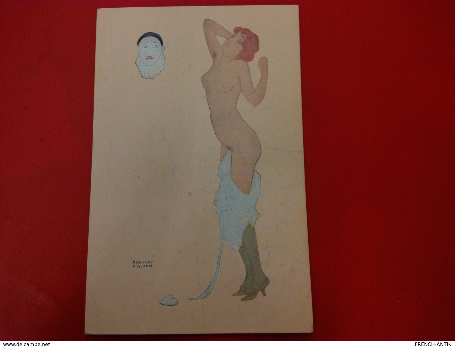 ILLUSTRATEUR RAPHAEL KIRCHNER LA PARESSE FEMME NU - Kirchner, Raphael