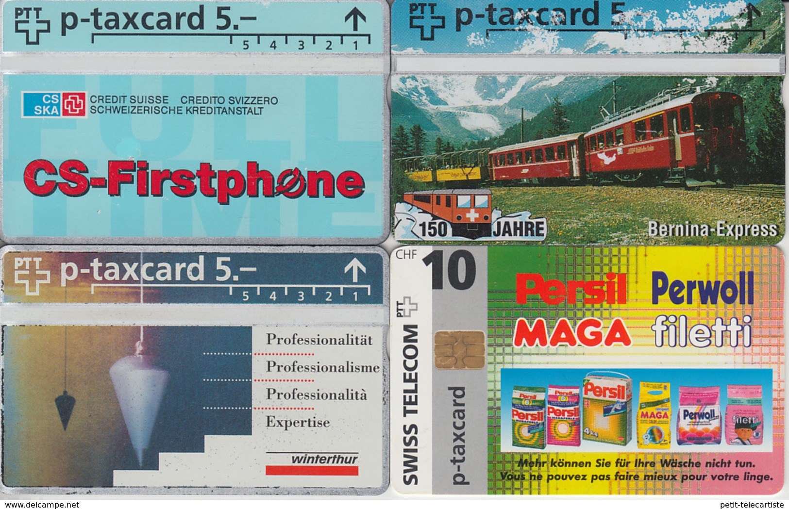 SWITZERLAND - PHONE CARD - SUISSE  *** 4 X DIVERS 2 *** - Suisse