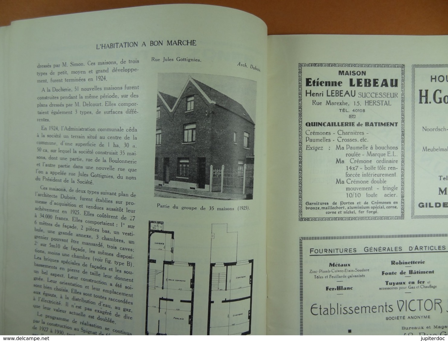 L'Habitation à Bon Marché 1934 N°3 Marchienne-au-Pont - Do-it-yourself / Technical