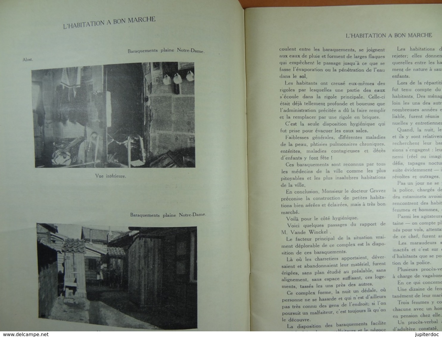 L'Habitation à Bon Marché 1934 N°11 Taudis Alost Parquets - Bricolage / Technique