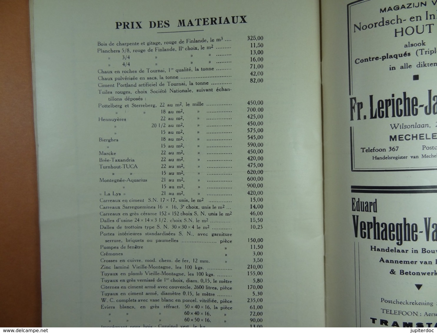 L'Habitation à Bon marché 1934 N°11 Taudis Alost Parquets